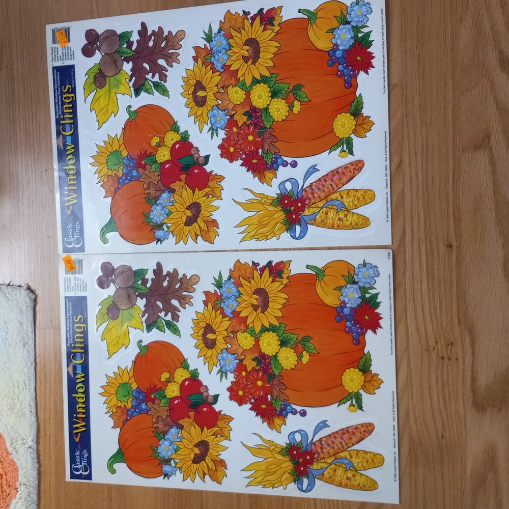Color Clings  Fall Window Decorations - Picture 7 of 7